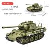 Non-Toxic Military Series Panther Tank Building Blocks Military Panzer Army Soldiers Bricks Toys Diy Educational Toys Children Gift 4517 638Pcs