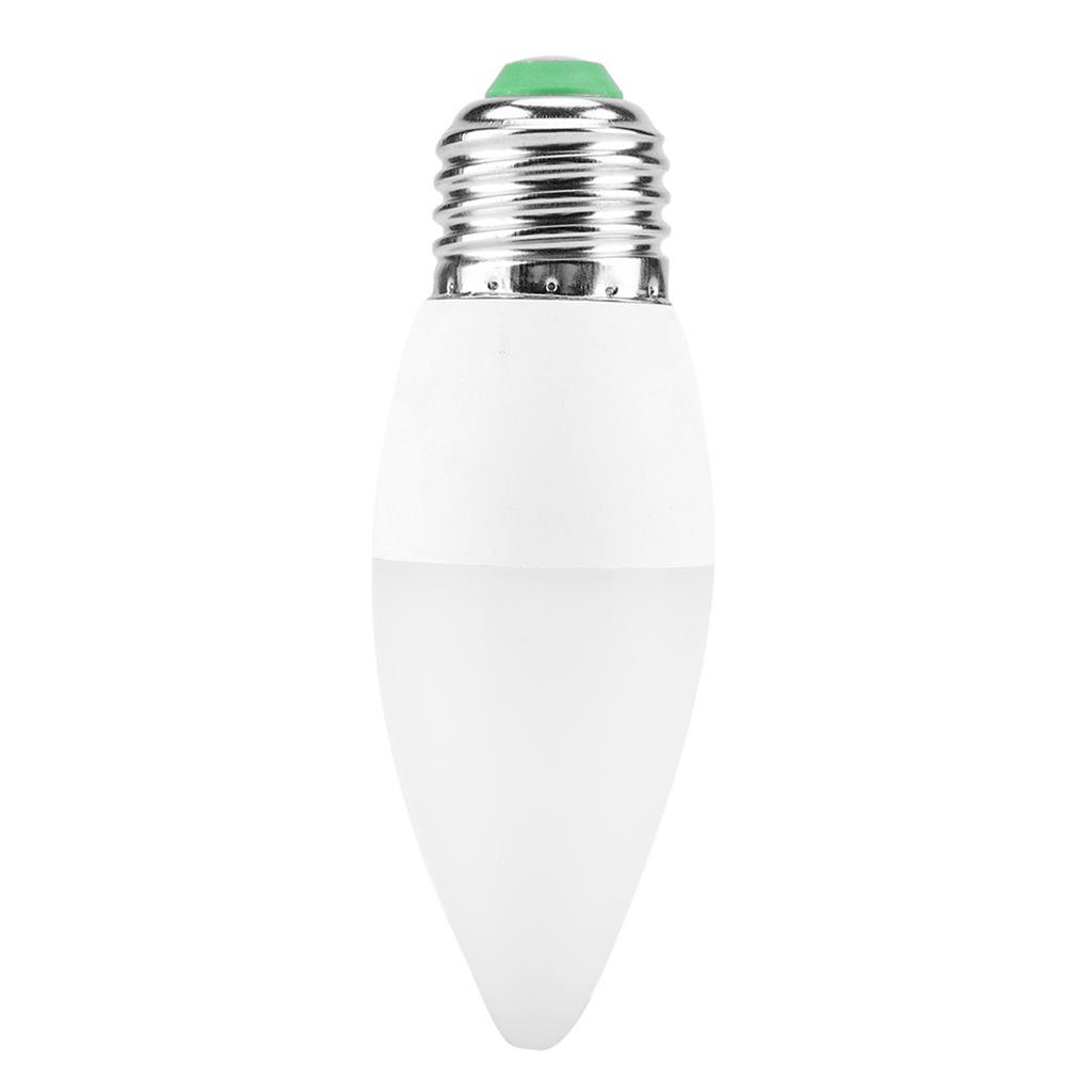 3W Multi Color Changing LED Candle Light Bulb AC85-265V with Remote Control(E27RGB+Cool White)