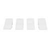4pcs Triangle Shaped Playpen Fixing Clip Thick Build Solid Structure Gate Base Bracket Tight Connection Non Slip Surface