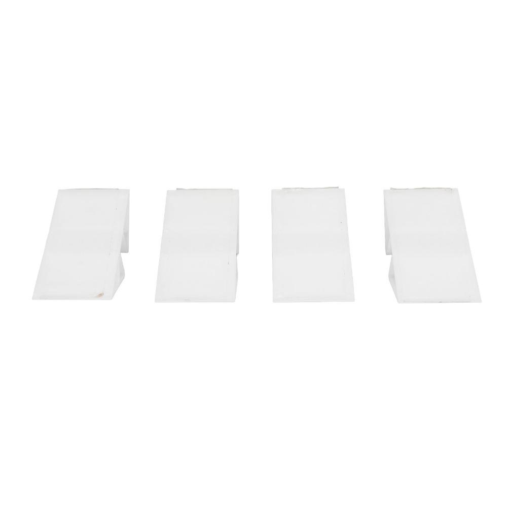 4pcs Triangle Shaped Playpen Fixing Clip Thick Build Solid Structure Gate Base Bracket Tight Connection Non Slip Surface