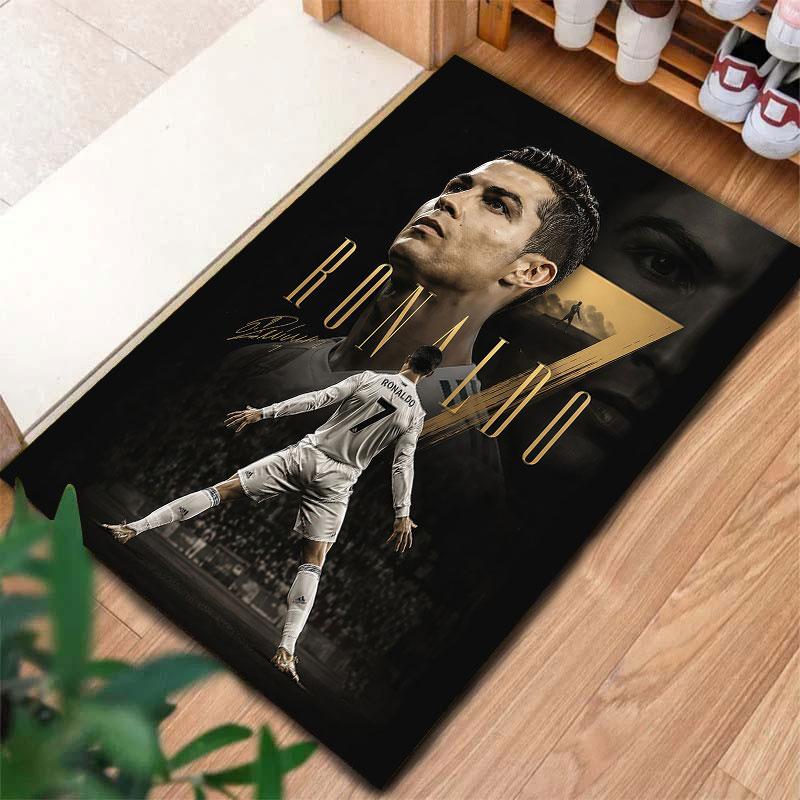 Cristiano Ronaldo Carpet Rug for Living Room Bedroom Home Sofa Decoration,Kids Play Non-slip Floor Mat
