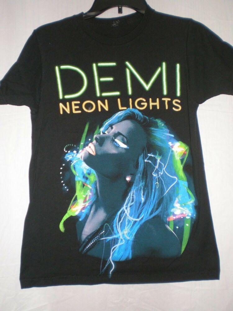 

Demi Lovato Neon Lights Unisex T-shirts