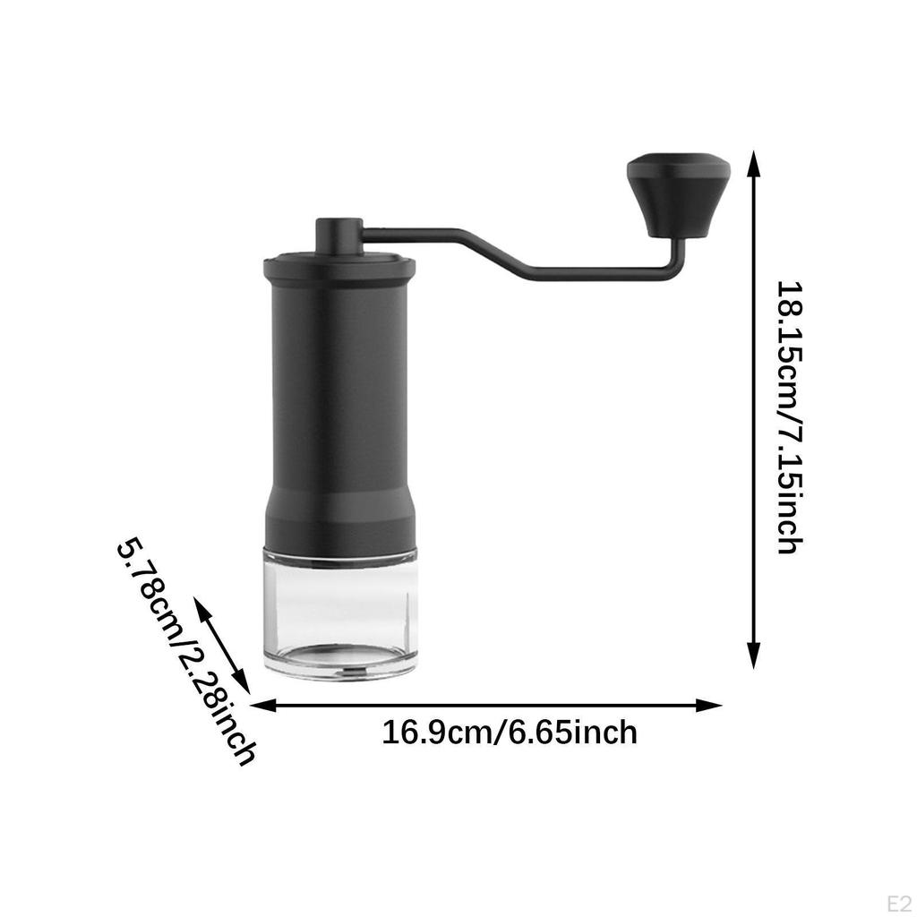 Manual Coffee Grinder Espresso Hand for Cappuccino Camping Kitchen