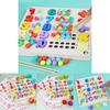 Educational Wooden Counting Bead Clips For Toddler Math Development And Fine Motor Skills