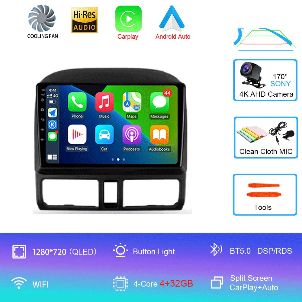 

Android 14 Для Honda CR-V CRV 2 2001 - 2006 Автомагнитола Мультимедийный Видеоплеер Навигационная стереосистема GPS Без 2din 2 din dvd