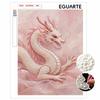 3D Pearl Painting Kit Dragon Design Frameless DIY Bead Art Canvas Leisure Handmade Craft for Bedroom Wall Decor