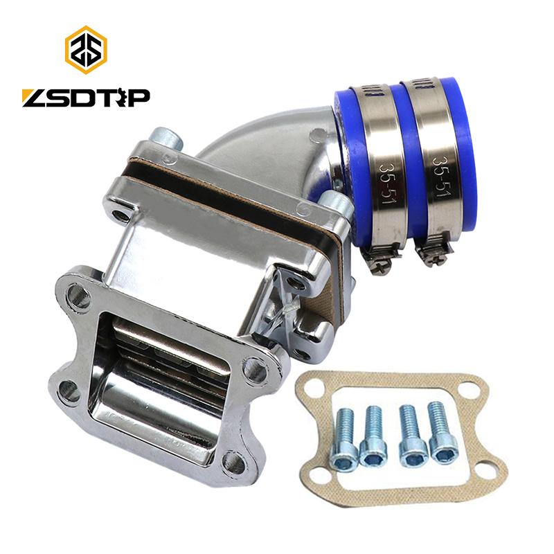 ZSDTRP Dio50 AF18/28/27 50ccm Hochleistungs-Rennansaugkrümmer Einlassrohr für CX/ZX/SE/SK/SA50