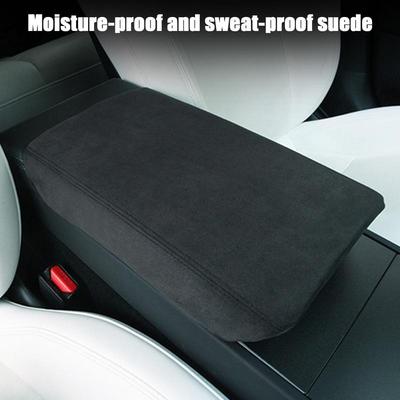 Thickened Armrest Box Cover For Tesla Model 3/Y Car Center Console Armrest Cover Car Arm Rest Protector Pad Auto Accessories