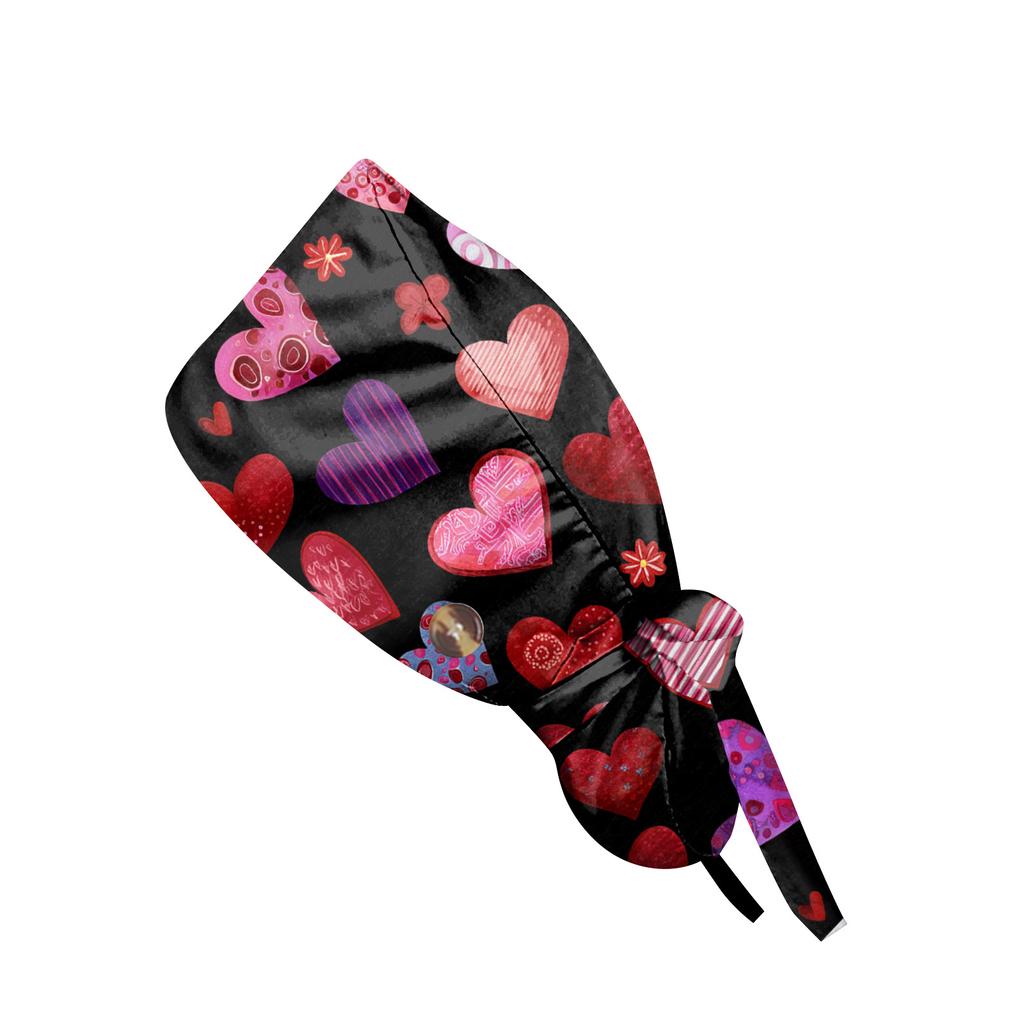 Fashionable  Print Work Cap, Casual Women's Ponytail Cap, Wash Cap, Baotou Cap