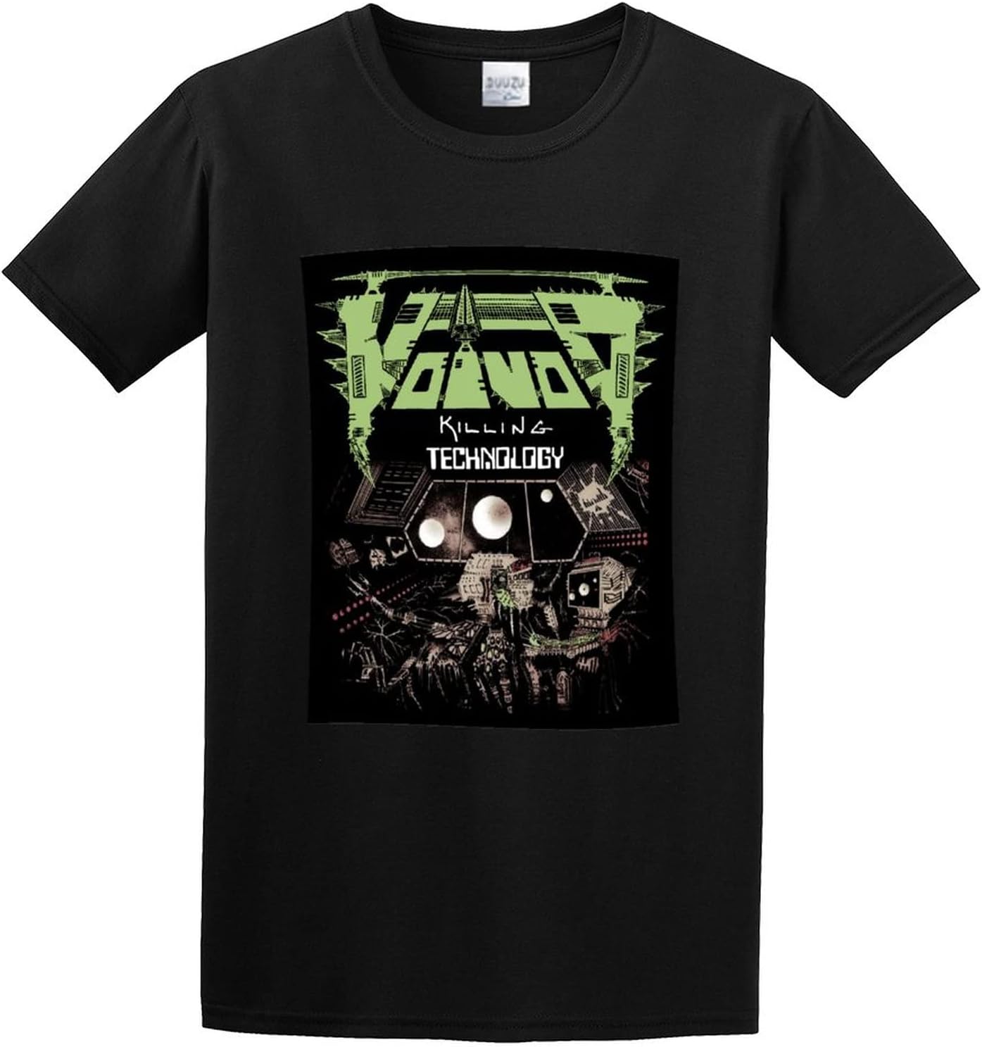 Men s T Shirts Voivod Killing Technology Black 4XL чёрный