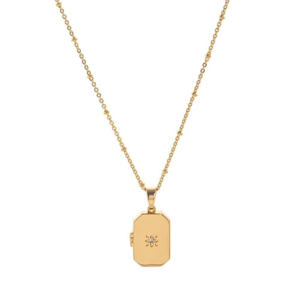 Gold Photo Album Necklace Retro Style Foldable Open Close Necklace Photo Holding Heart-Shaped Album Photo Frame Necklace Jewelry