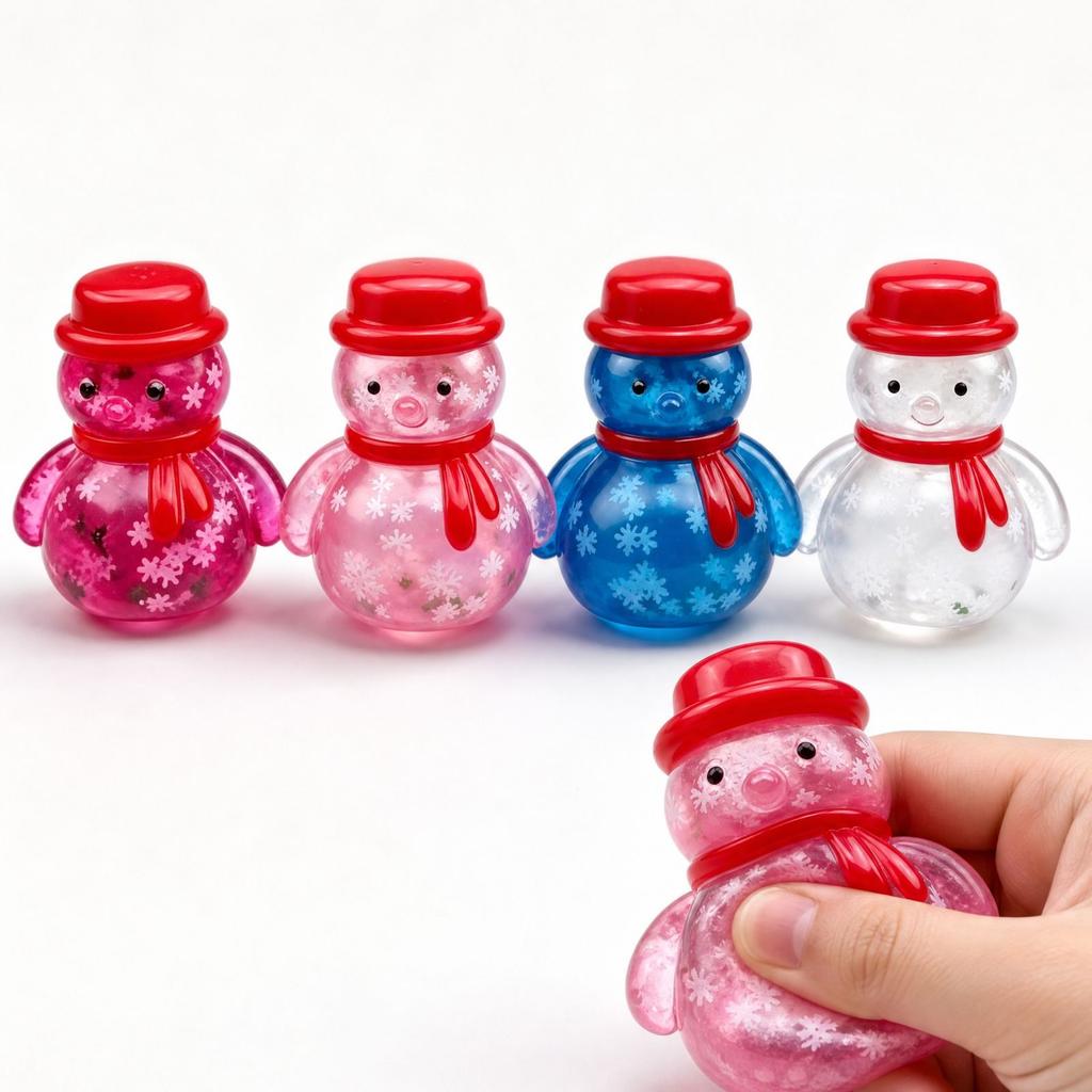 Schneemann Spielzeug Weich Dehnbar Sensorisches Spiel für Kinder Mädchen Jungen und Erwachsene