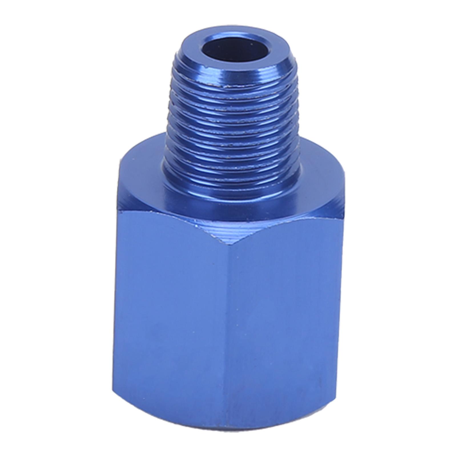 

M12 Female to 18 NPT Male Hose End for Oil Pressure Gauge Sensor Port Conversion