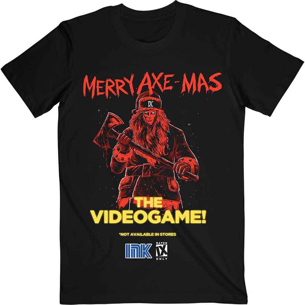 Ice Nine Kills  Merry Axemas  Black T shirt - NEW Unisex T-Shirt XXXL