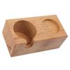 Wooden Coffee Protafilter Stand Holder Coffee Tamper Holder Stand Tamping Station