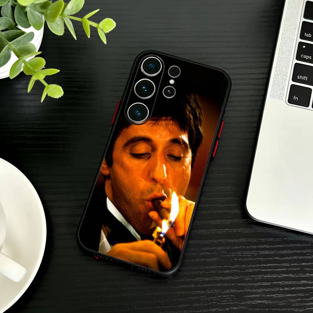 1983 Film S-Scarface  Phone Case For Samsung S26,S25,S24,S23,S22,S21,S20,Plus,Fe,Lite,Others Black Cover