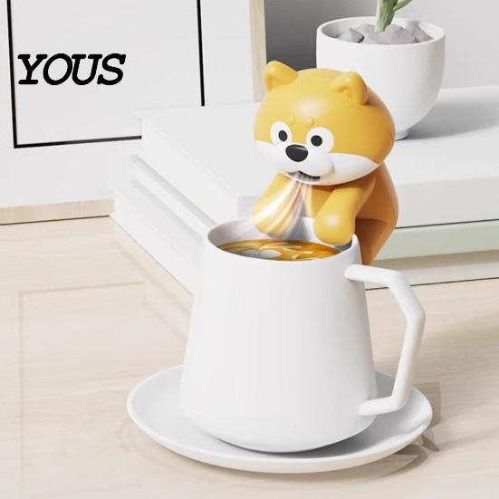 Mini Food Fan Clip-on Cooling for Cup & Bowl, Rechargeable Dog Fan, Clip-On Edge Hanging Cooler Hot Drinks Coffee Tea