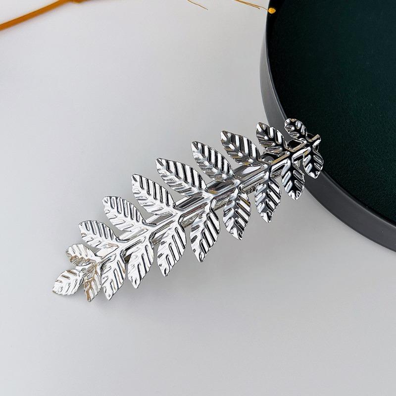 Bride Leaf Hairband Party Metal Leaf Hair Accessory Elegant Crown Headband Leaf Hairpin