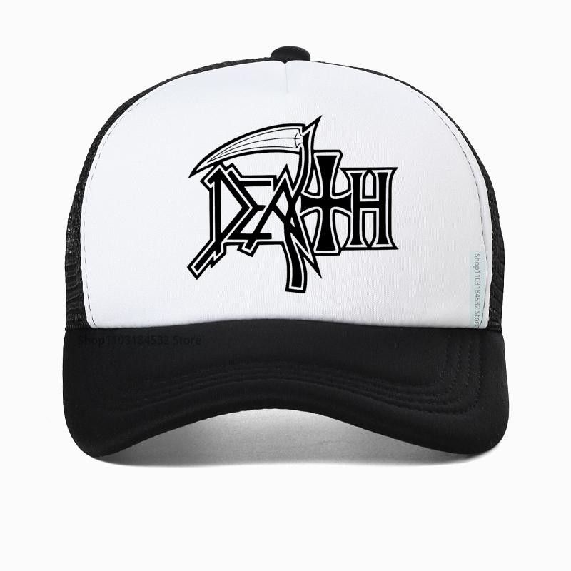 Death Metal Band Baseball Cap Rock Fan Hat Summer Fashion Unisex Mesh Breathable Sun Hats Outdoor Casual Trucker Caps