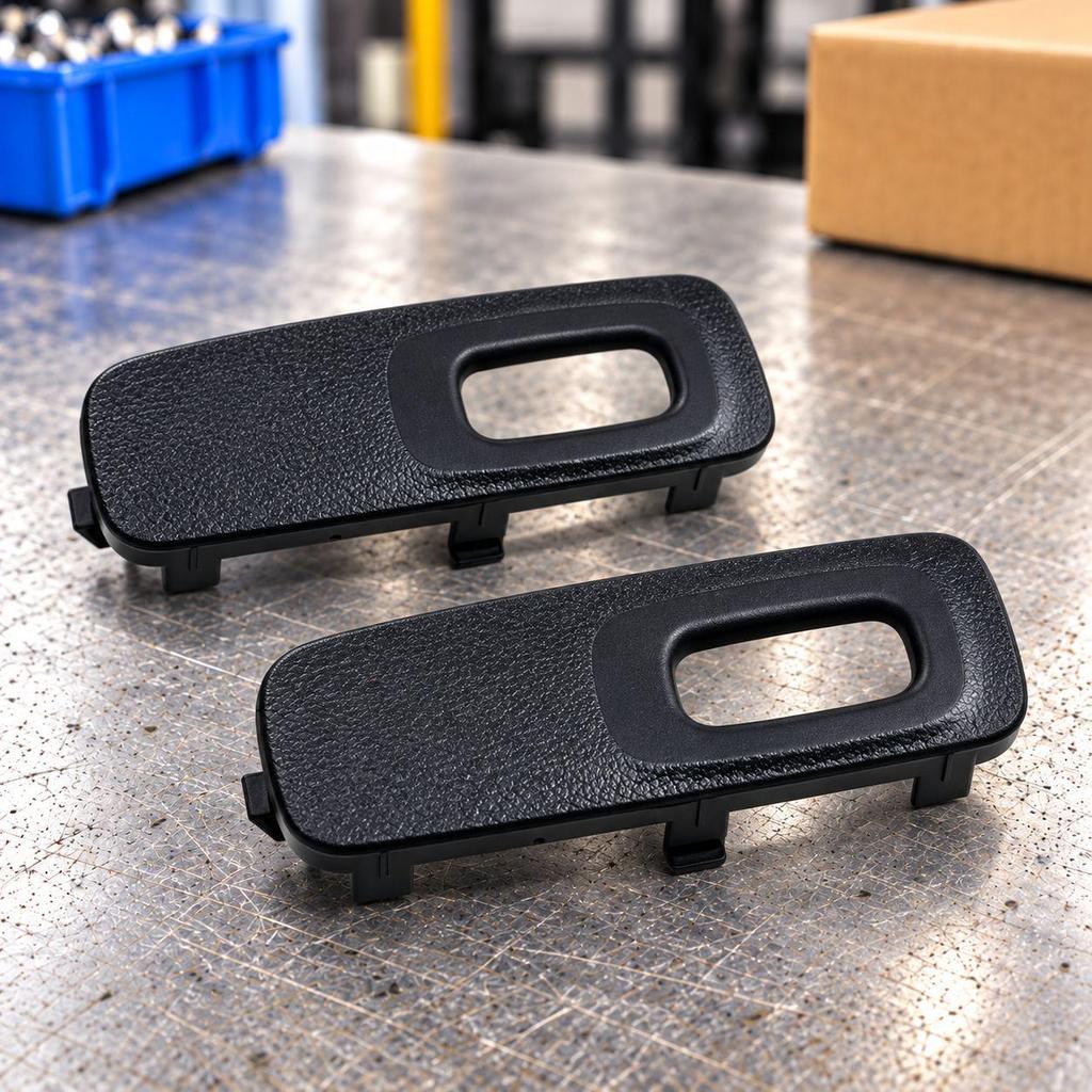 Mercedes S-Class (2014-2020) Seat Belt Buckle Cover, Black Pair