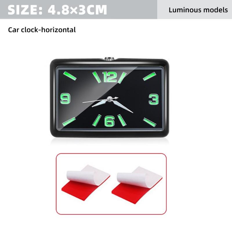 

Мини Люминесцентные Автомобильные Часы Автомобильные Внутренние Наклеивающиеся Кварцевые Часы Часы на Приборную Панель Для Стайлинга Автомобильные Аксессуары