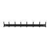 16-hole Hook-type Clothes Hanger (black)/multipurpose Wall-mounted Bathroom Hanger