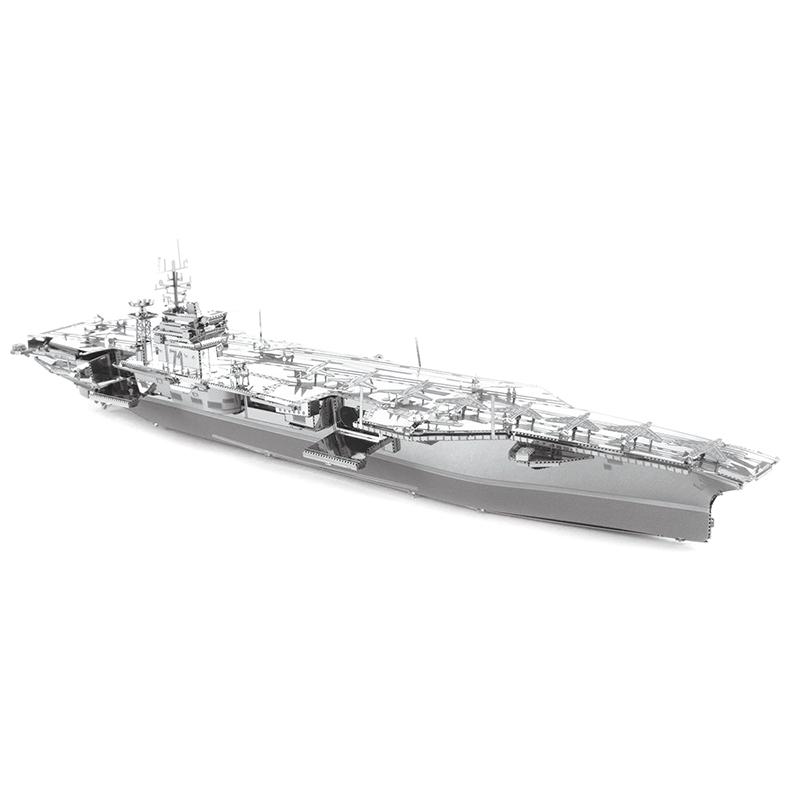

Uss Theodore Roosevelt 3D Metal Puzzle Model Building Kits Diy Assemble Jigsaw Model Puzzle Toy Birthday Gifts For Adults