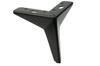 Set of 4 Furniture Legs Star, Matt Black, Height 13 Cm