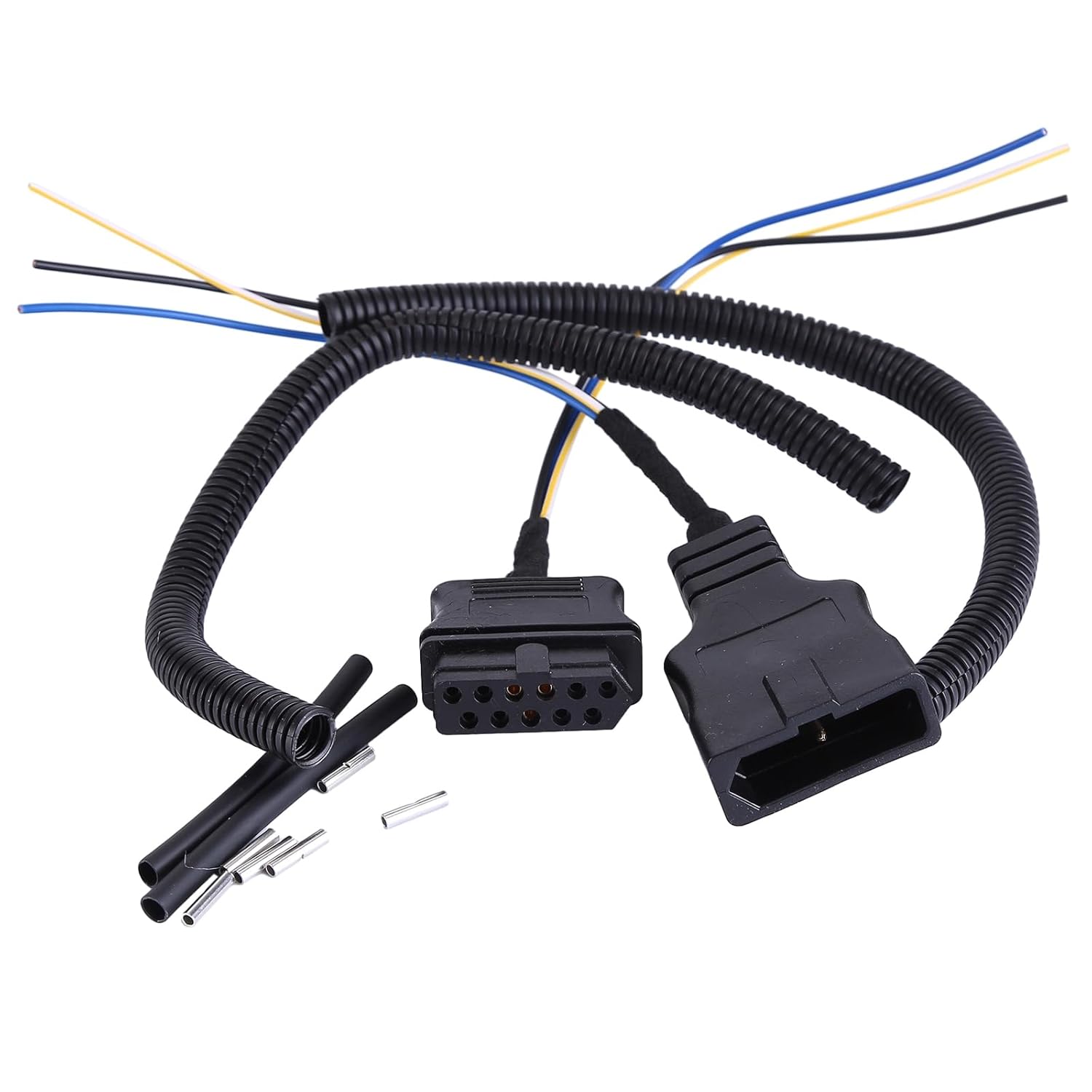 3 Pin Low and Truck Side Wiring Harness 3 Plug Repair End Set Compatible for Western Fisher Snow Plow Side Control Wire Harness Kit 27063 26359