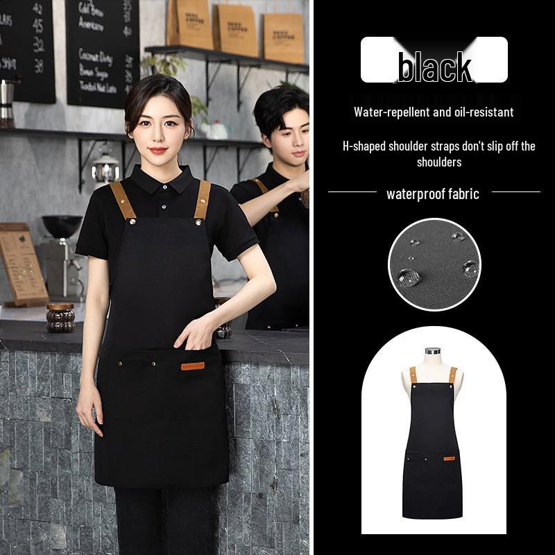 Custom Waterproof & Oilproof Apron - Stain-Resistant Workwear for Kitchen & Advertising Gift