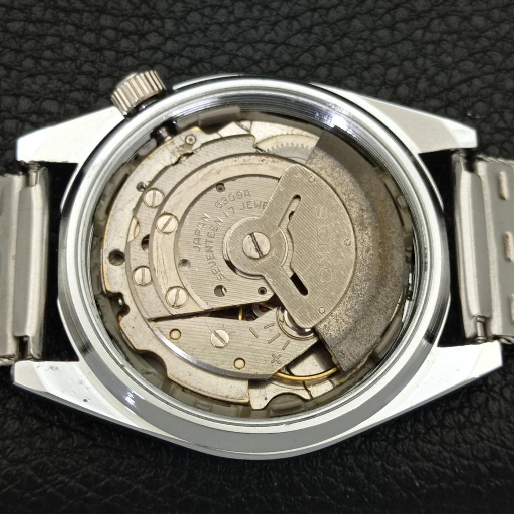 VINTAGE REFURBISHED SEIKO 5 AUTOMATIC 6309A JAPAN MENS YELLOW WATCH A441127-4 Sk-a441127