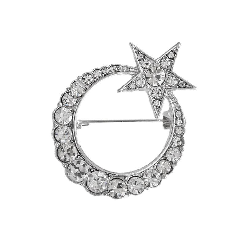 New Alloy Brooch High-end Sense Niche Women Spot High-end Pin Coat Suit High-end Versatile Corsage