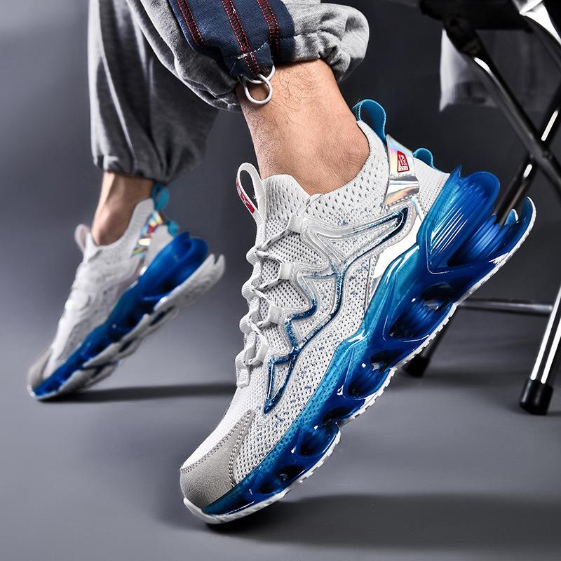 Summer New Men's Sports Shoes Gold Casual Running Men's Shoes Sports Running Shoes Luminous Shoes