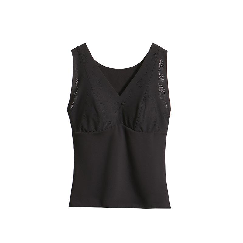 

Mulberry Silk Women s Minimalist Vest - Warm Autumn/Winter Base Layer XL (up to 80 kg) чёрный