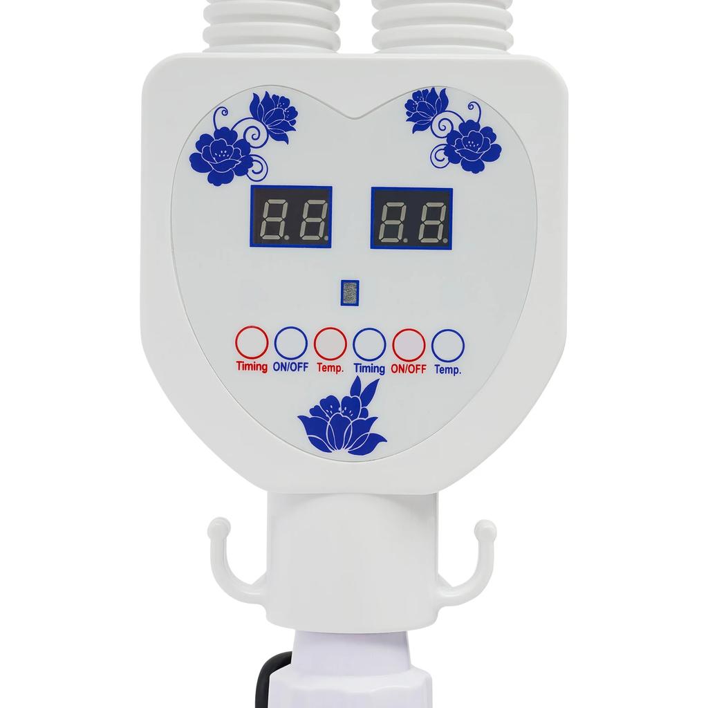 2 Head Infrared Red Heat Light Therapy Phototherapy Lamp 275W 110V Pain Red Light Standing Relief Floor Stand Beauty