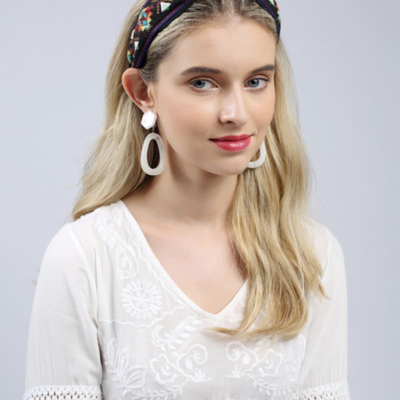 LALA Bohemian Imported Lace Hairband L-Orange
