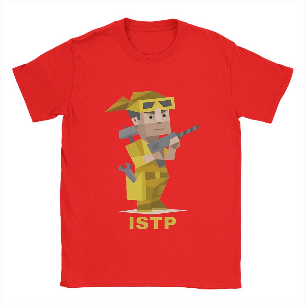 ISTP MBTI Men T Shirts Novelty Tee Shirt Short Sleeve O Neck T-Shirt 100% Cotton Printing Clothing