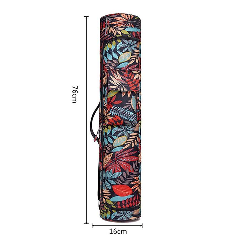 Taška na jógu Taška na podložku na jógu Potištěná Muži Ženy Sportovní taška na podložku Pilates Mat Batoh Fitness Dance Gym Mat Cover Sportovní batoh
