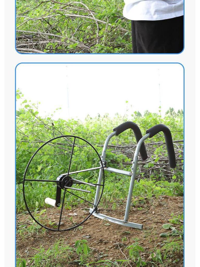 Handgedragen Universele Slanghaspel met Zwengel - 1/8 Inch Irrigatiebuis Opwinder