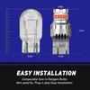 2x 7440 7443 Red Flash Strobe LED Rear Turn Brake Stop Signal Tail Light Canbus