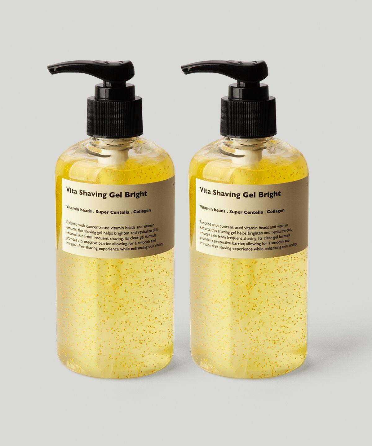 Vita Shaving Gel Bright 2 Pack