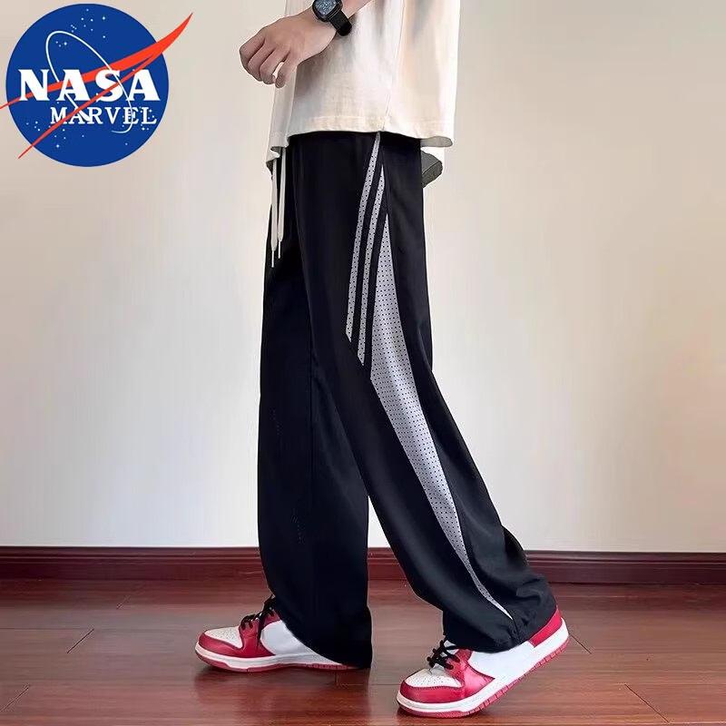 NASA MARVEL Men s Ice-Feel Straight-Leg Sports Pants 3XL