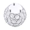 Crystal Candle Holder Silver Votive Tealight Candle Holders for Wedding, Christmas (Silver)