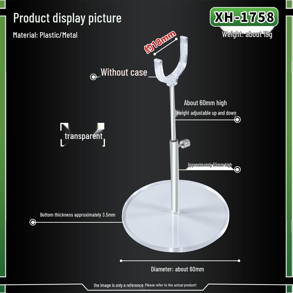 BJD Doll Transparent Adjustable Stand for 3-4-6 Scale Figures and Blind Box Displays