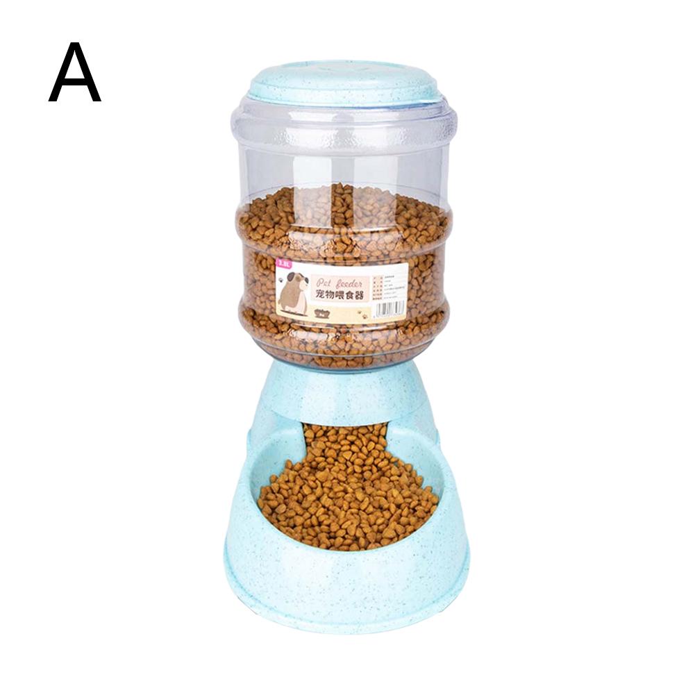 Alimentador Automático para Animais de Estimação de Grande Capacidade 3.8L Para Cães Gatos Dispensador de Água Balde de Armazenamento Combinado de Alimentos Tigela para Gatos