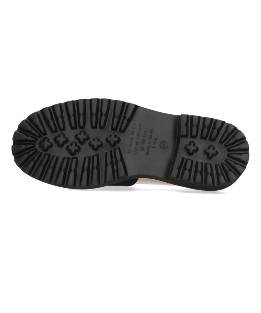 Oriental Traffic Shoes Loafers Thick Sole Jewel Heel Synthetic Leather Easy To Walk In 41118 WHITE Cm Women's 23.0