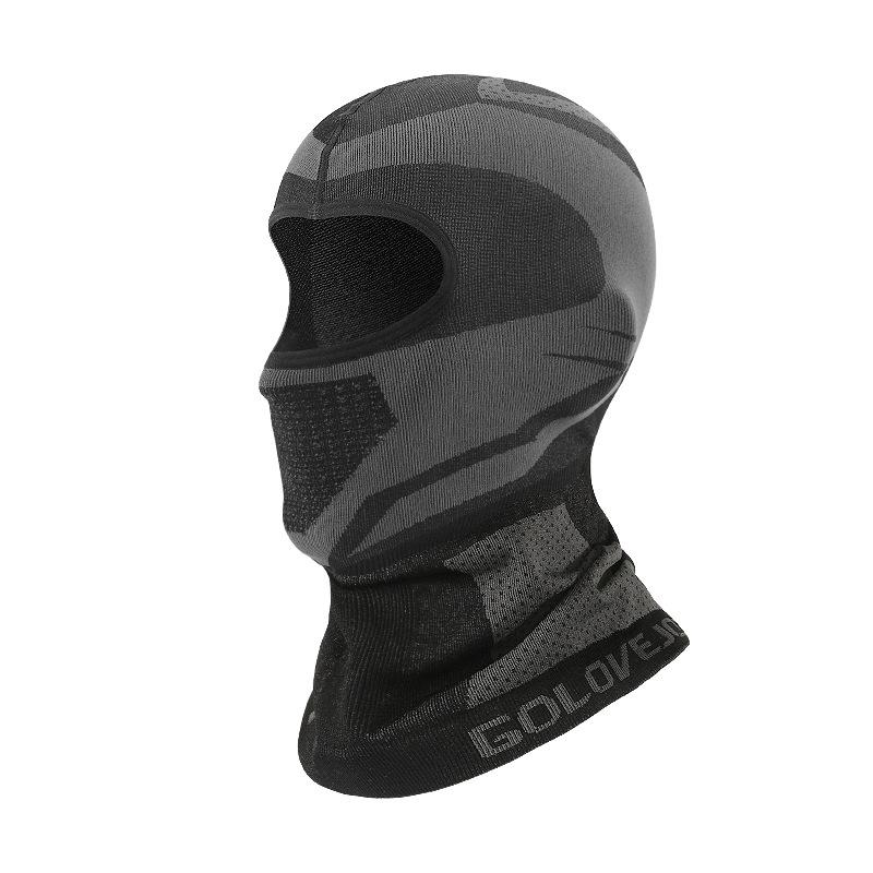 Herr Sommar Solskydd Andningsbar Cykelmask - Svettabsorberande, Värmeavledande Iskallt Silke Huvudbonad för Motorcykelåkning