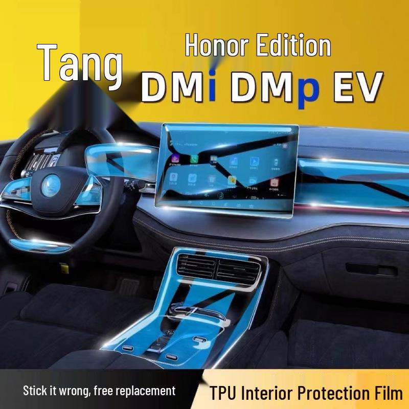 BYD Tang Rongyao Edition DMi Konsolenbildschirm Innenfolie Aufkleber für 25 Modelle EVs