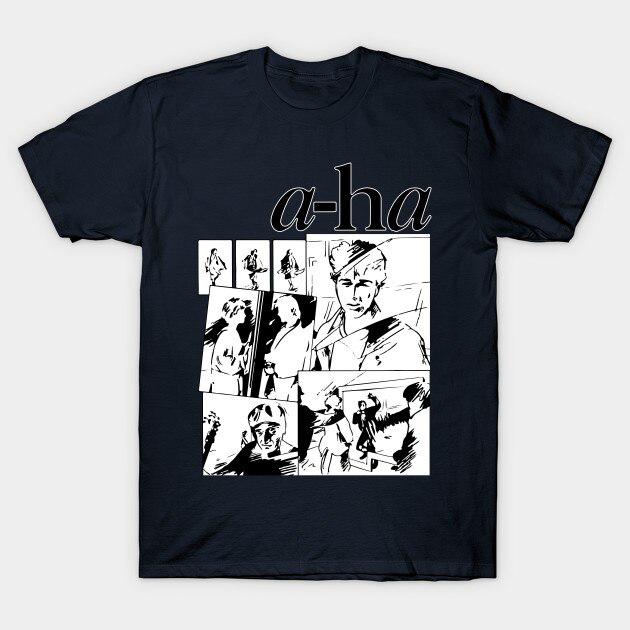 A Ha Take On Me T-Shirt Unisex Black Tee S To 4XL NP2056 S