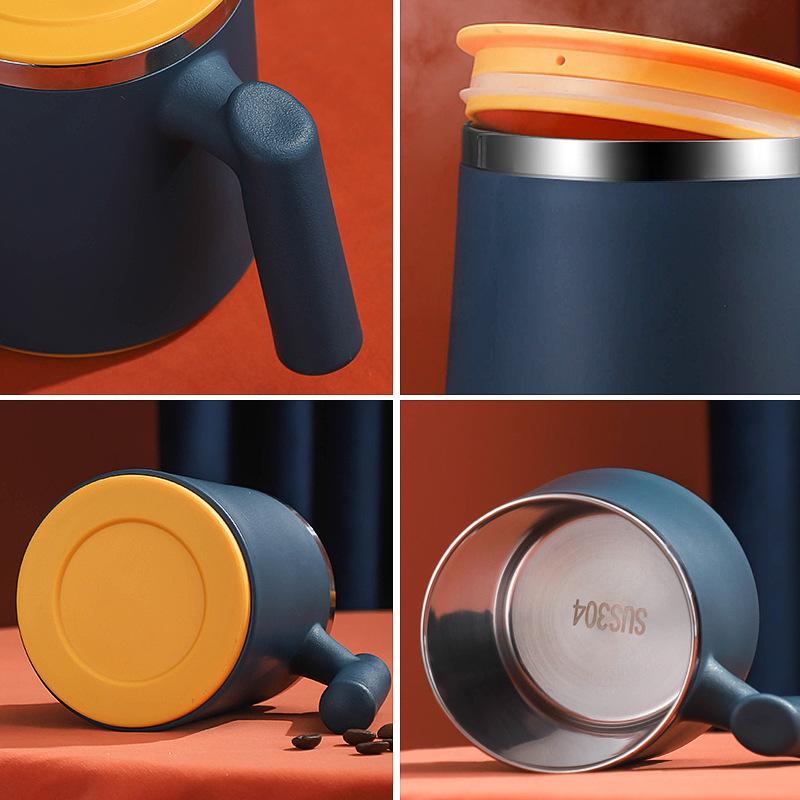 304 Edelstahlbecher Hochwertiger Kaffeebecher Tragbarer Büro Wärmeisoliert Studentenwasserbecher Edelstahlbecher Isolierung